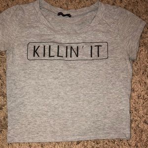 KILLIN’ IT Crop Top
